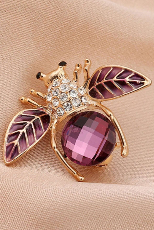 BROCHE ABEJA ROSA