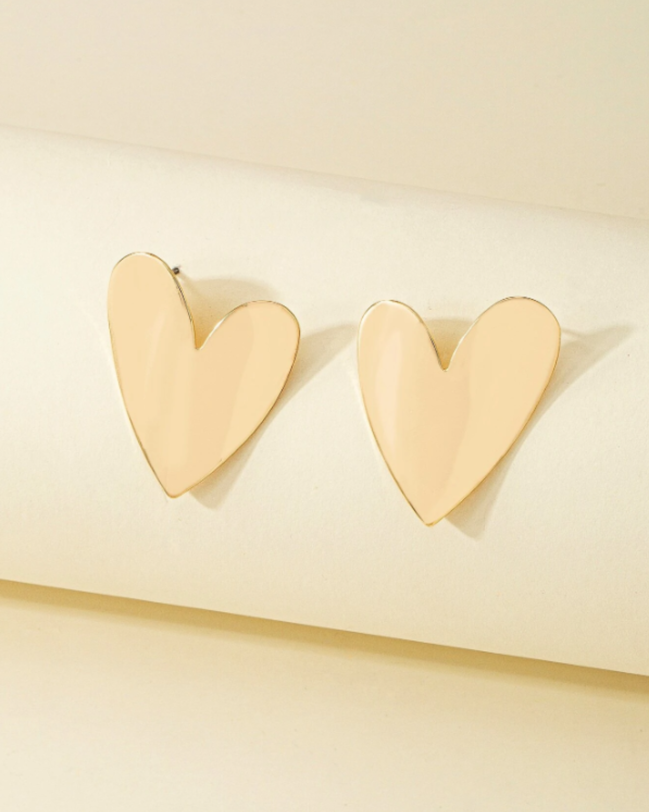 AROS CORAZON DORADO