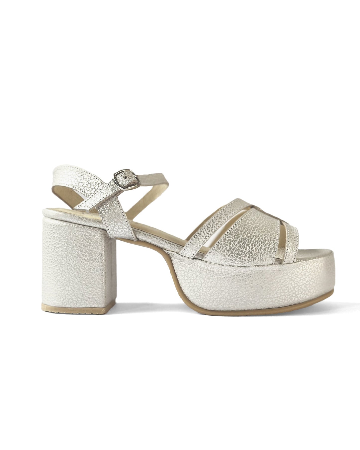 SANDALIA CHARLOTTE BLANCO PLATA 1
