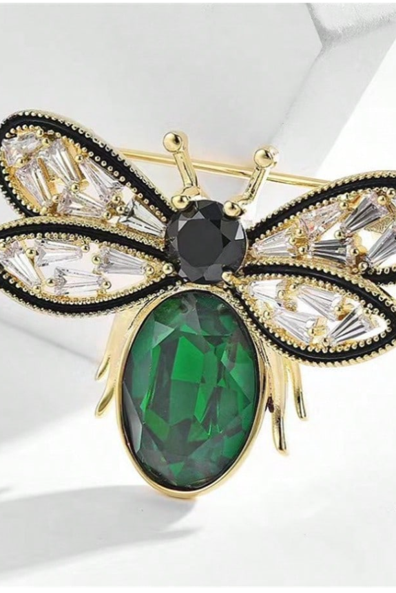 BROCHE ABEJA VERDE 2