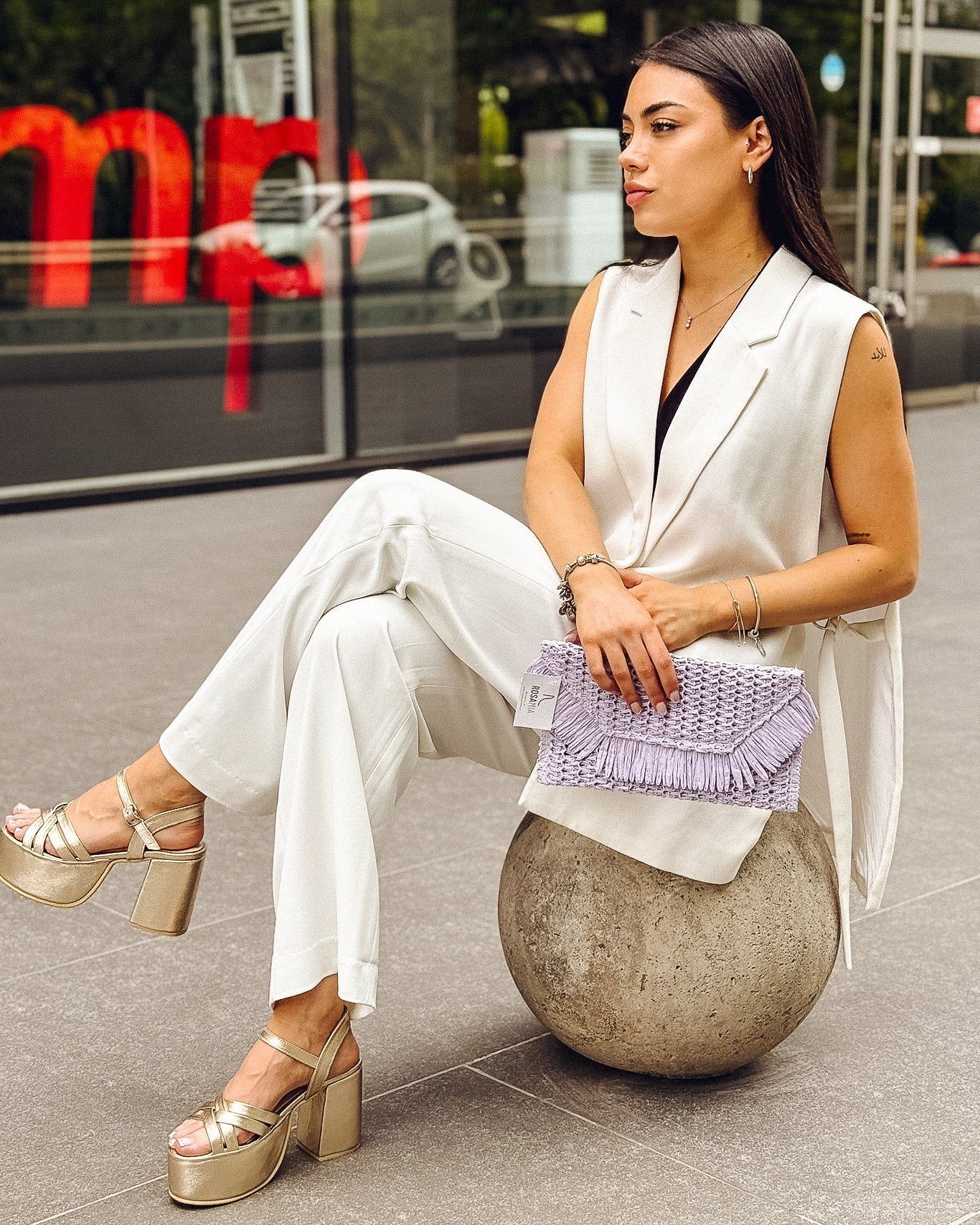 CARTERA LILA
