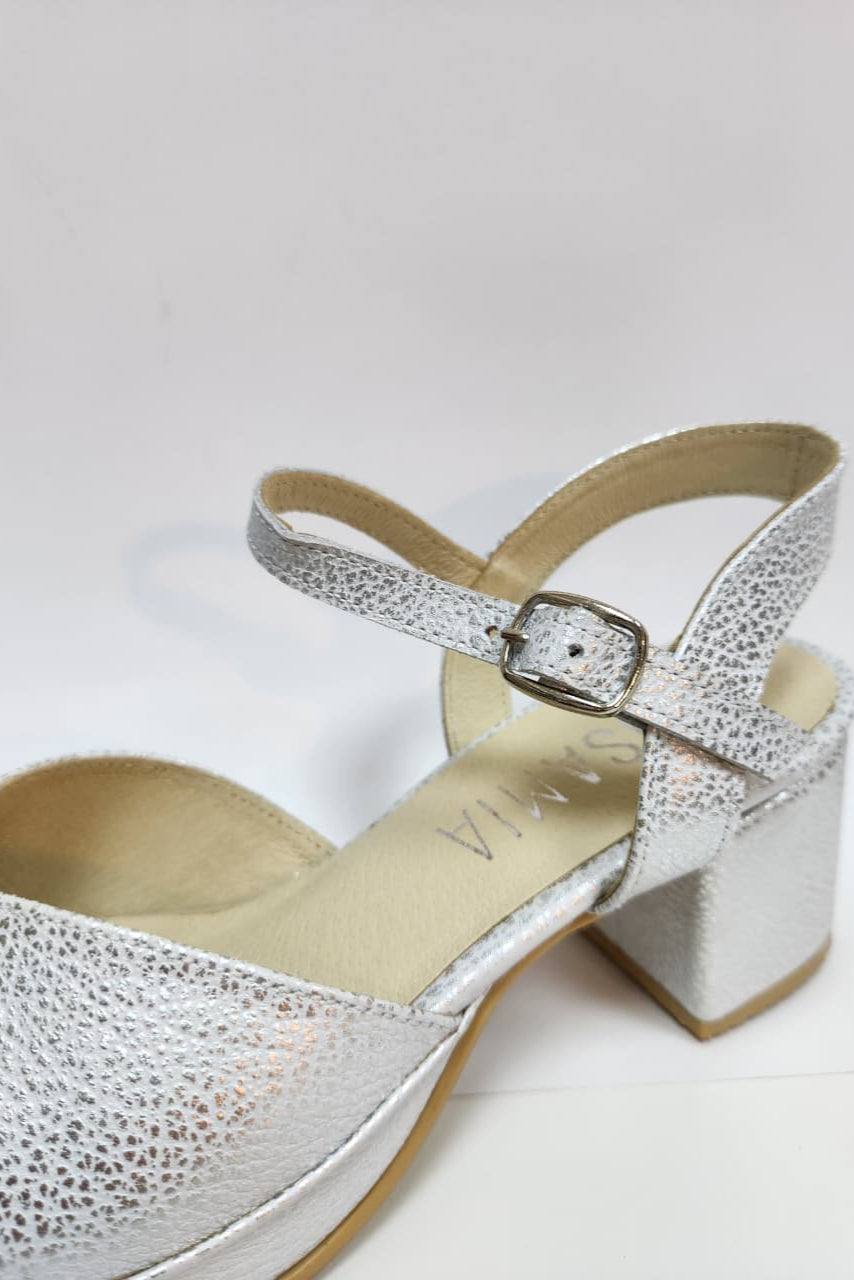 ZAPATO ISABEL BLANCO PLATA 1