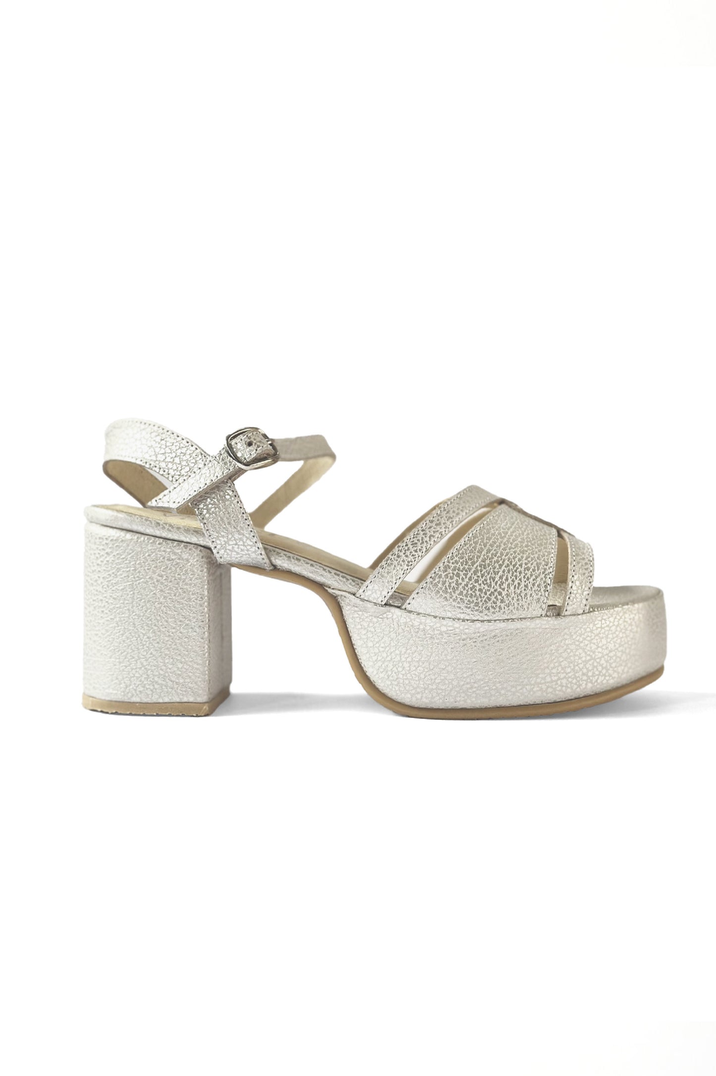 SANDALIA CHARLOTTE BLANCO PLATA 1