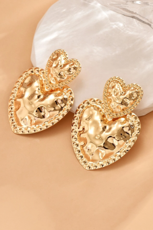 AROS CORAZON DORADO 2