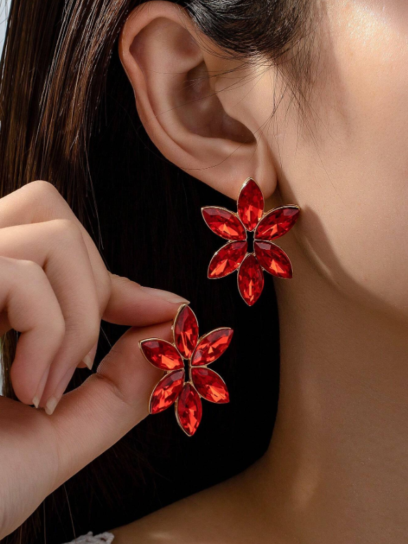 AROS FLOR ROJO 5