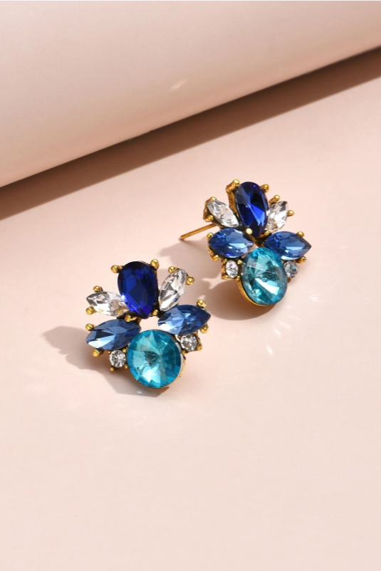 AROS MINI FLOR AZUL