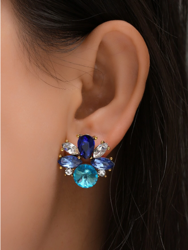 AROS MINI FLOR AZUL