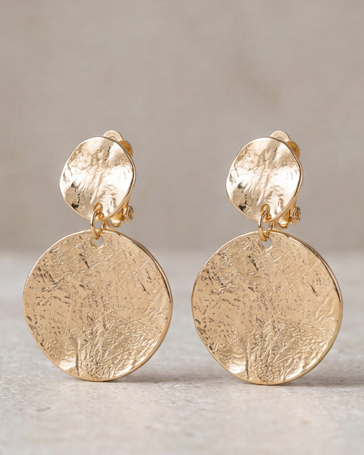 AROS CLIP DORADO 18