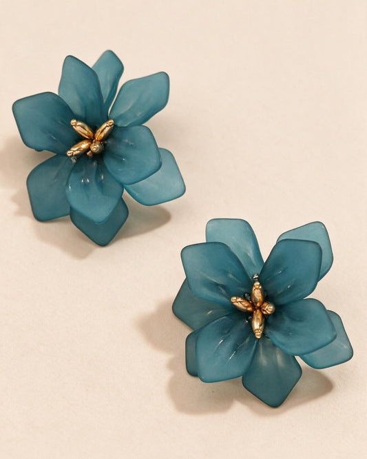 AROS FLOR AQUA AZUL