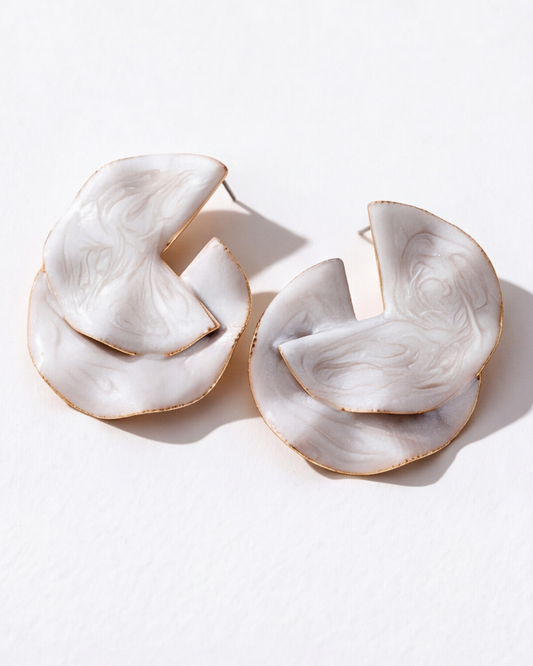 AROS BLANCO Y DORADO