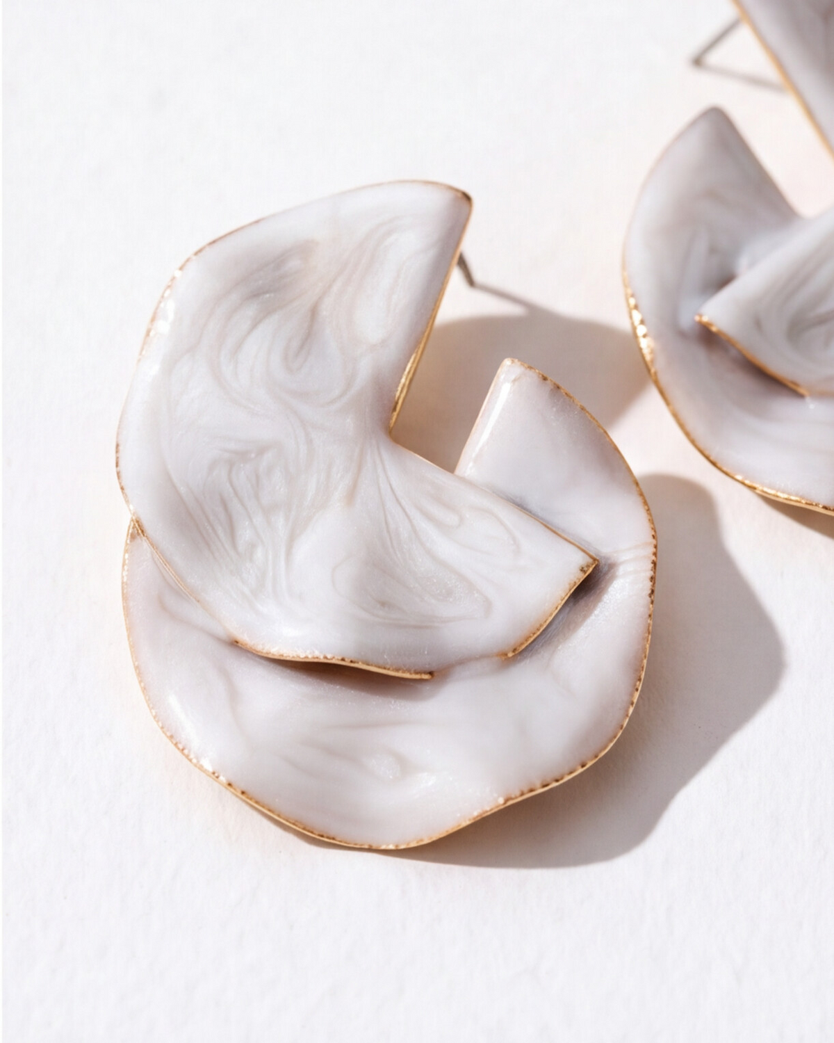 AROS BLANCO Y DORADO