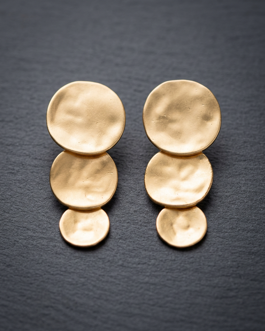 AROS CLIP DORADO 16