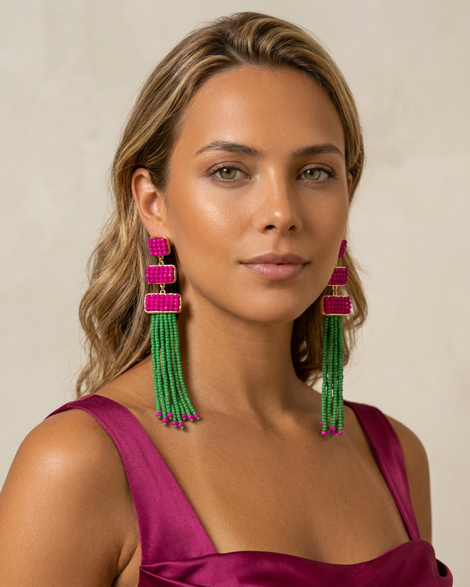 AROS FUCSIA VERDE