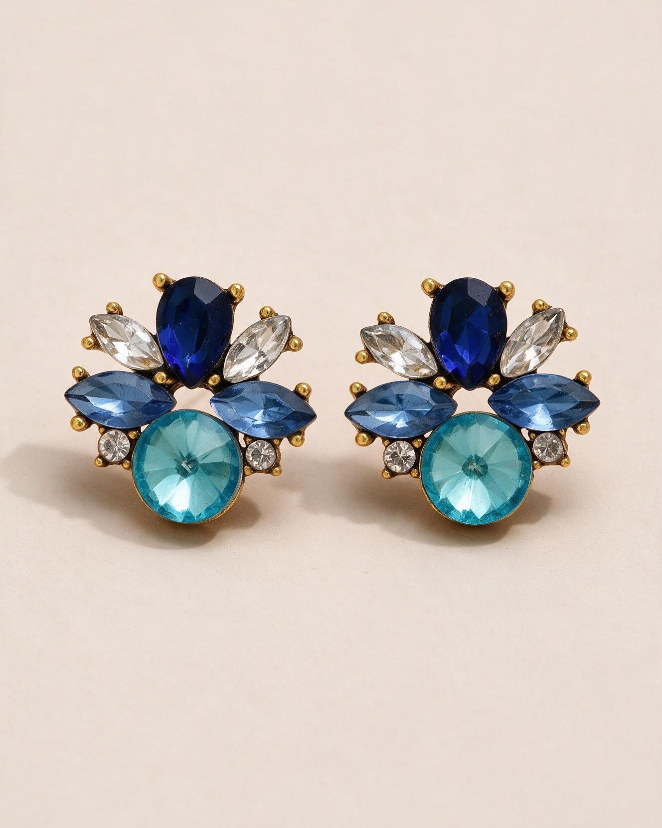 AROS MINI FLOR AZUL