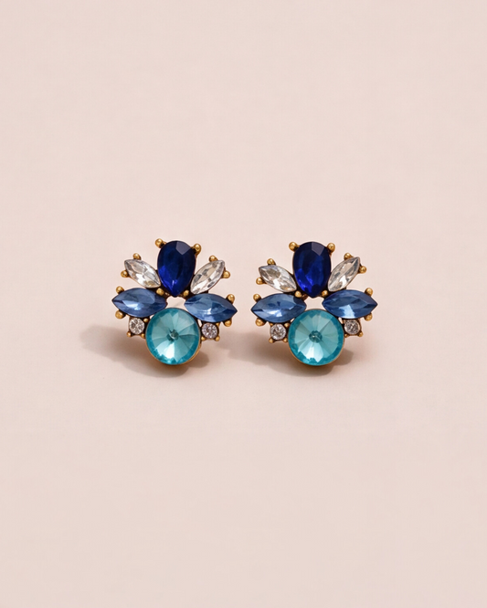 AROS MINI FLOR AZUL