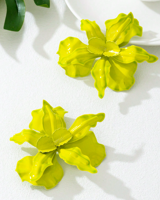 AROS FLOR VERDE LIMA