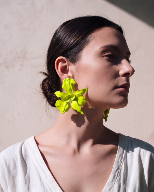 AROS FLOR VERDE LIMA