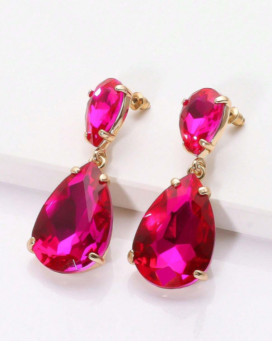 AROS DIAMANTE FUCSIA
