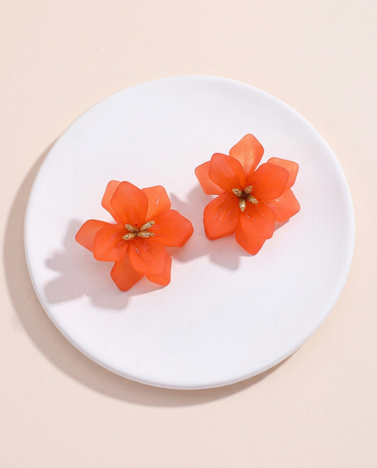 AROS FLOR NARANJO 10