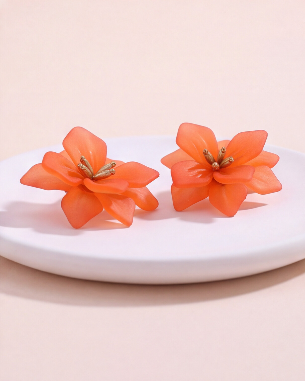 AROS FLOR NARANJO 10