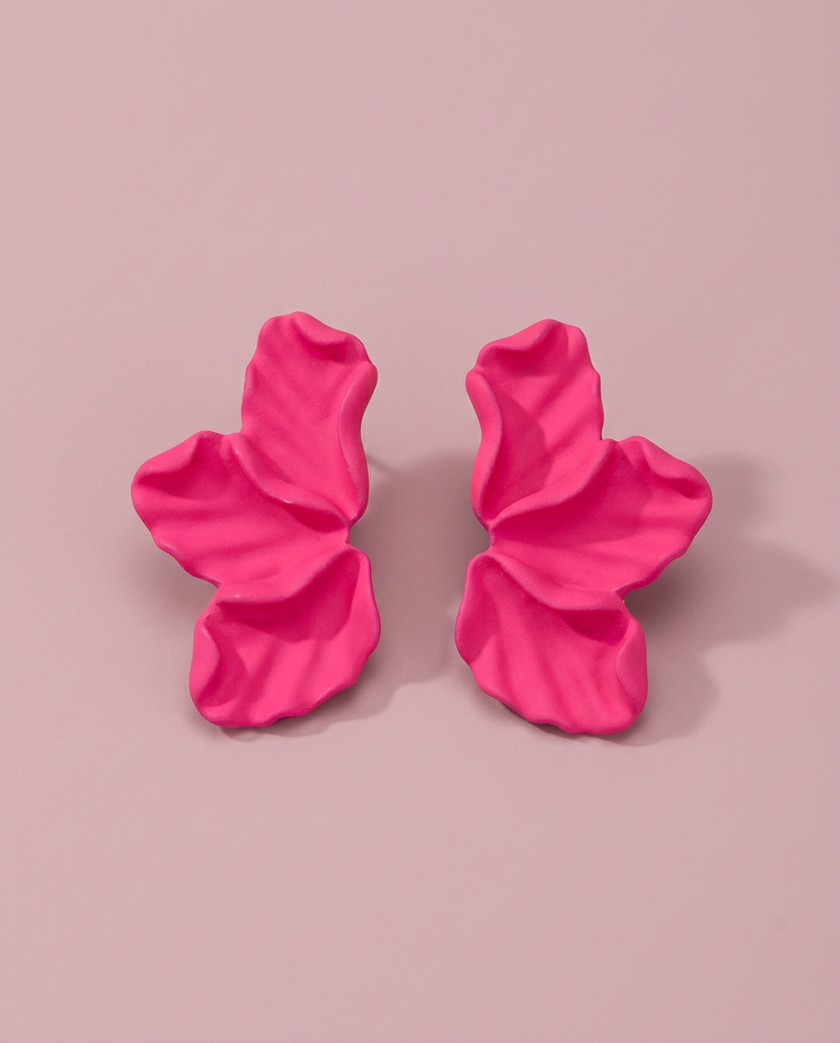 AROS MINI PETALO FUCSIA