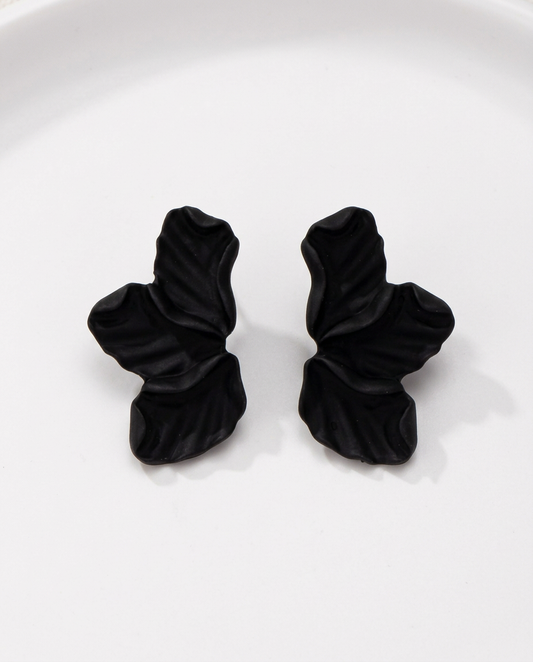 AROS MINI PETALO NEGRO