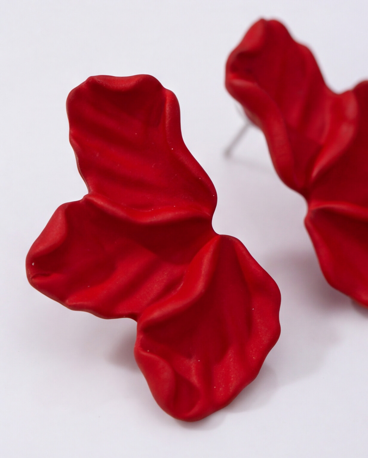AROS MINI PETALO ROJO