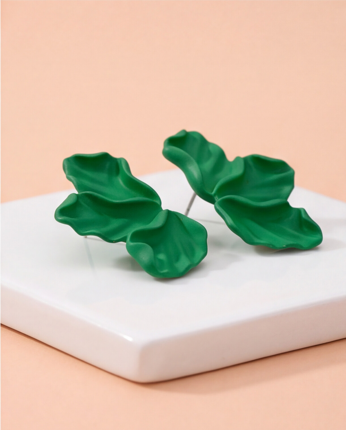 AROS MINI PETALO VERDE