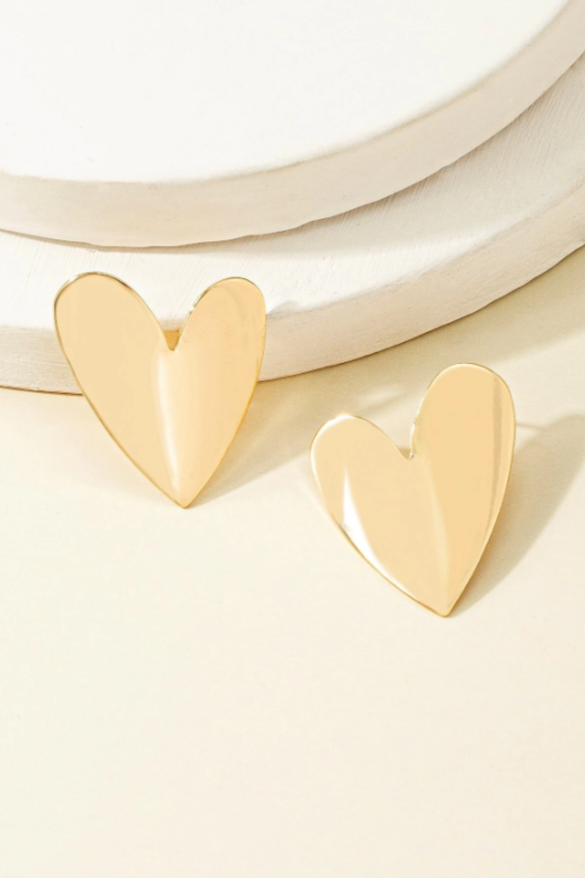 AROS CORAZON DORADO