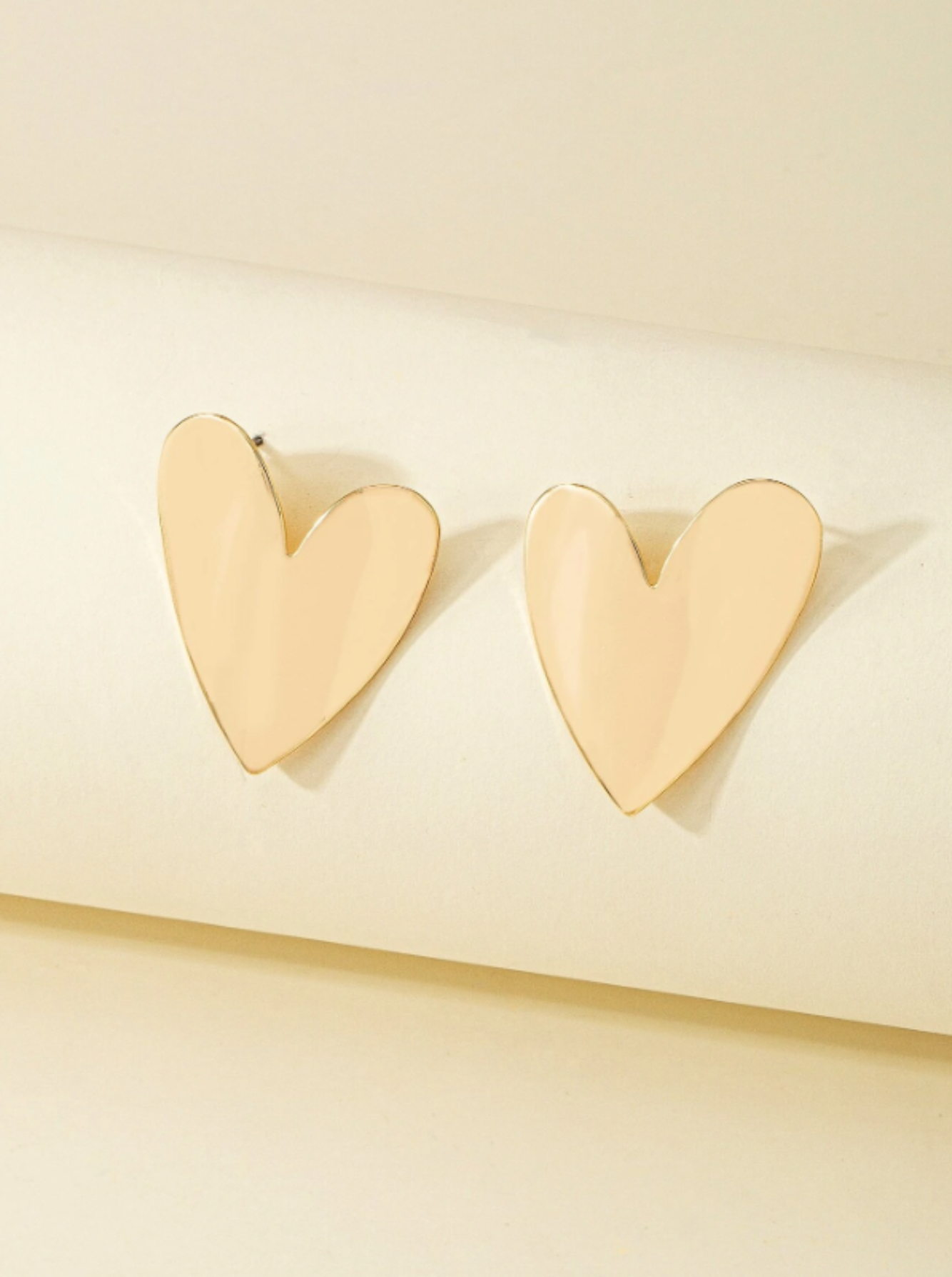 AROS CORAZON DORADO