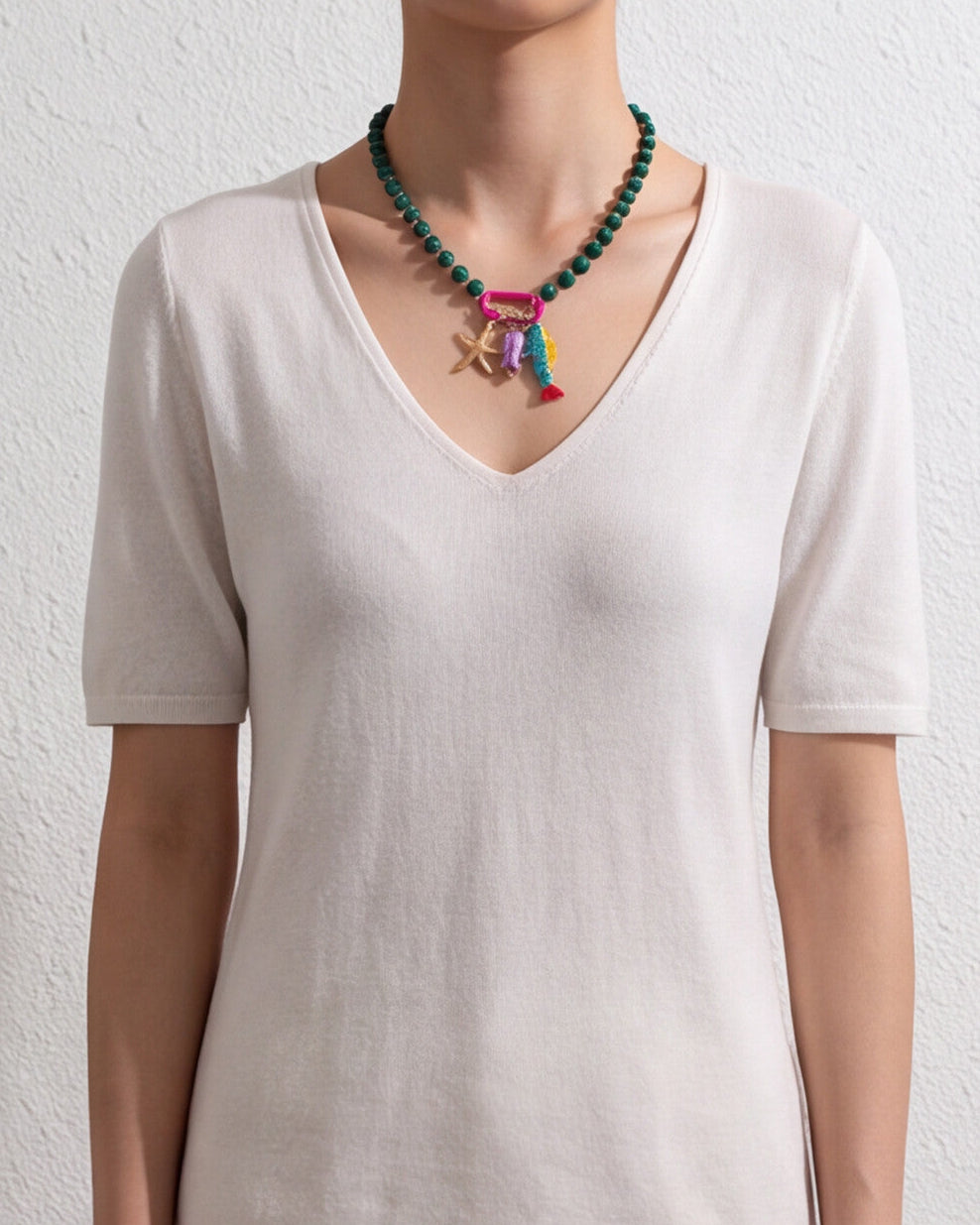 COLLAR VERDE MAR