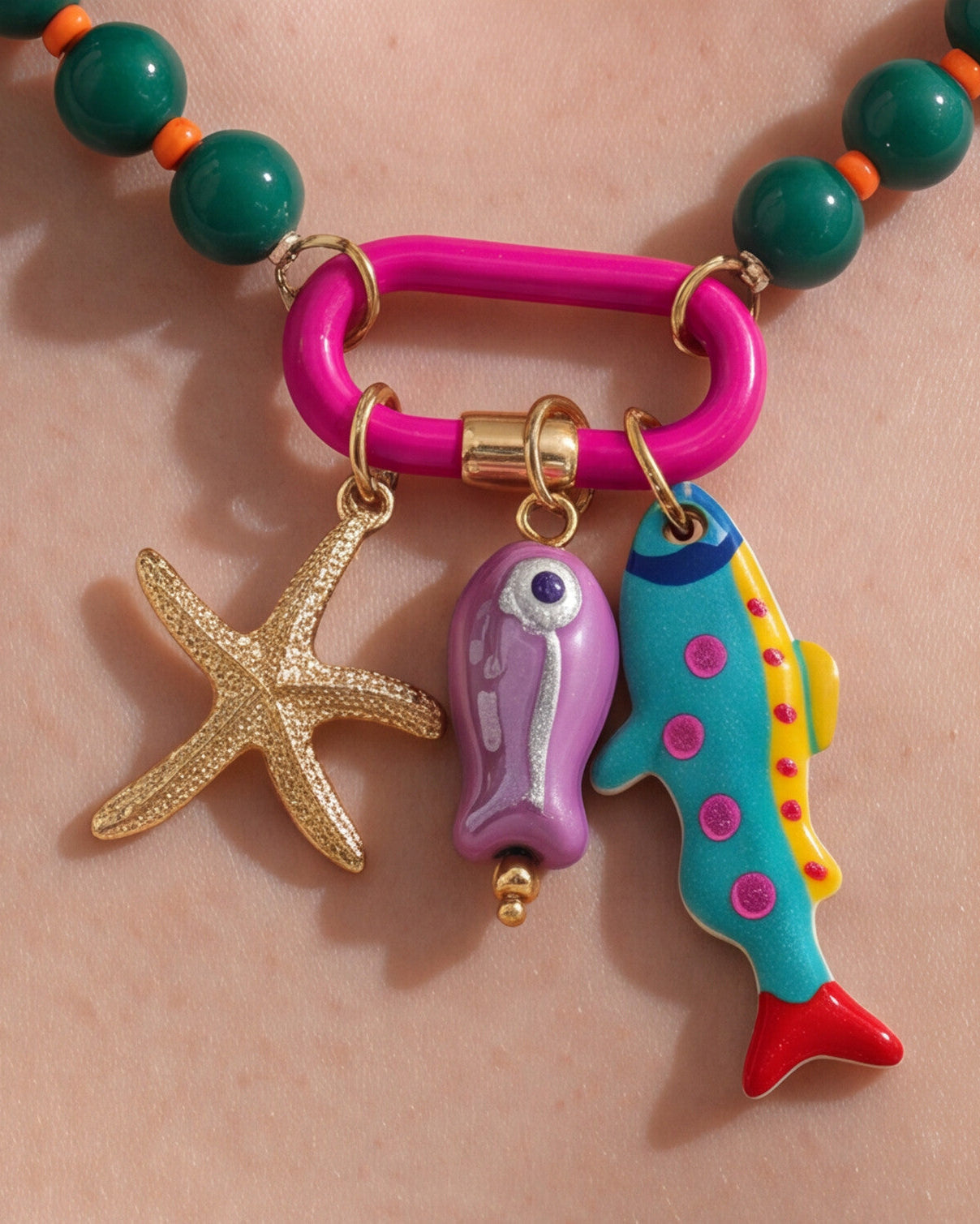 COLLAR VERDE MAR