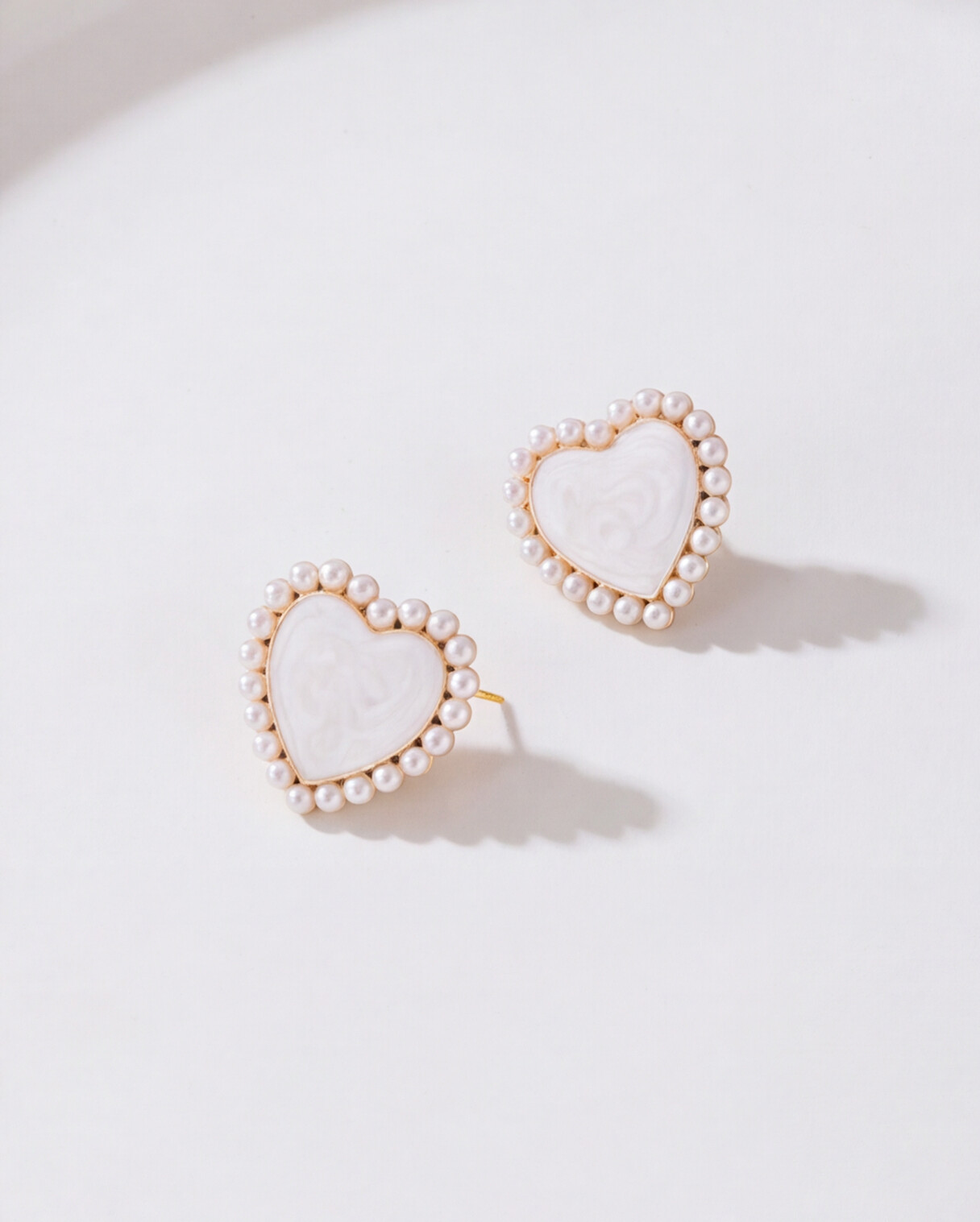AROS CORAZON BLANCO