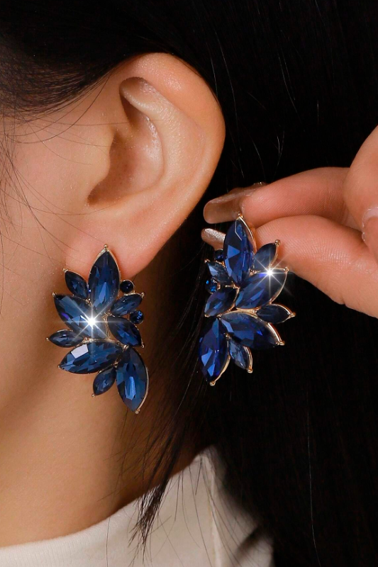 AROS AZUL MARINO CRISTAL