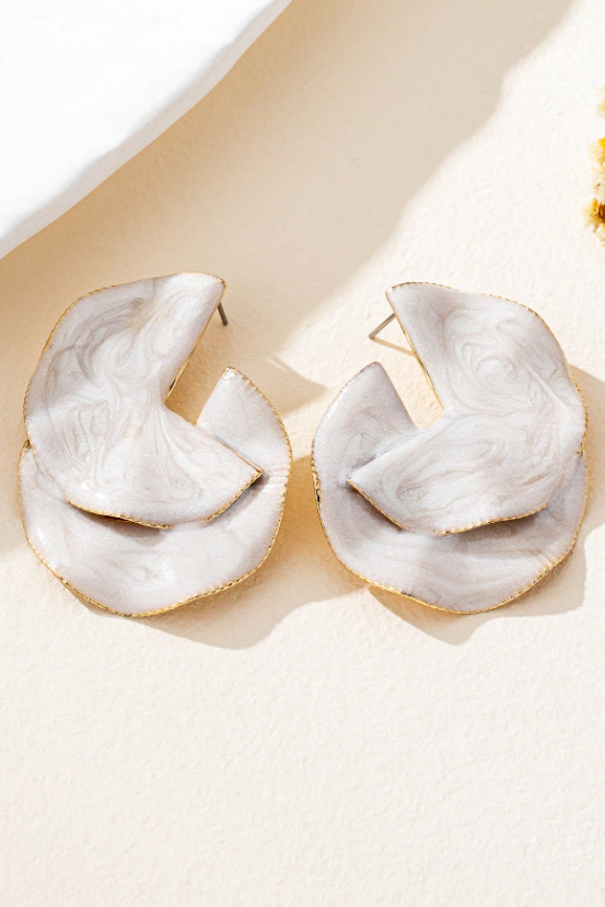 AROS BLANCO Y DORADO
