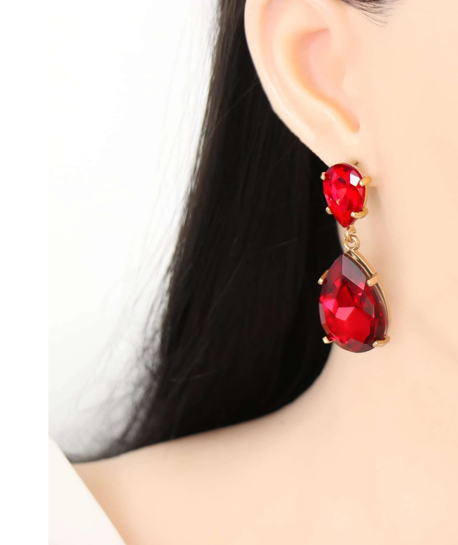 AROS DIAMANTE ROJO
