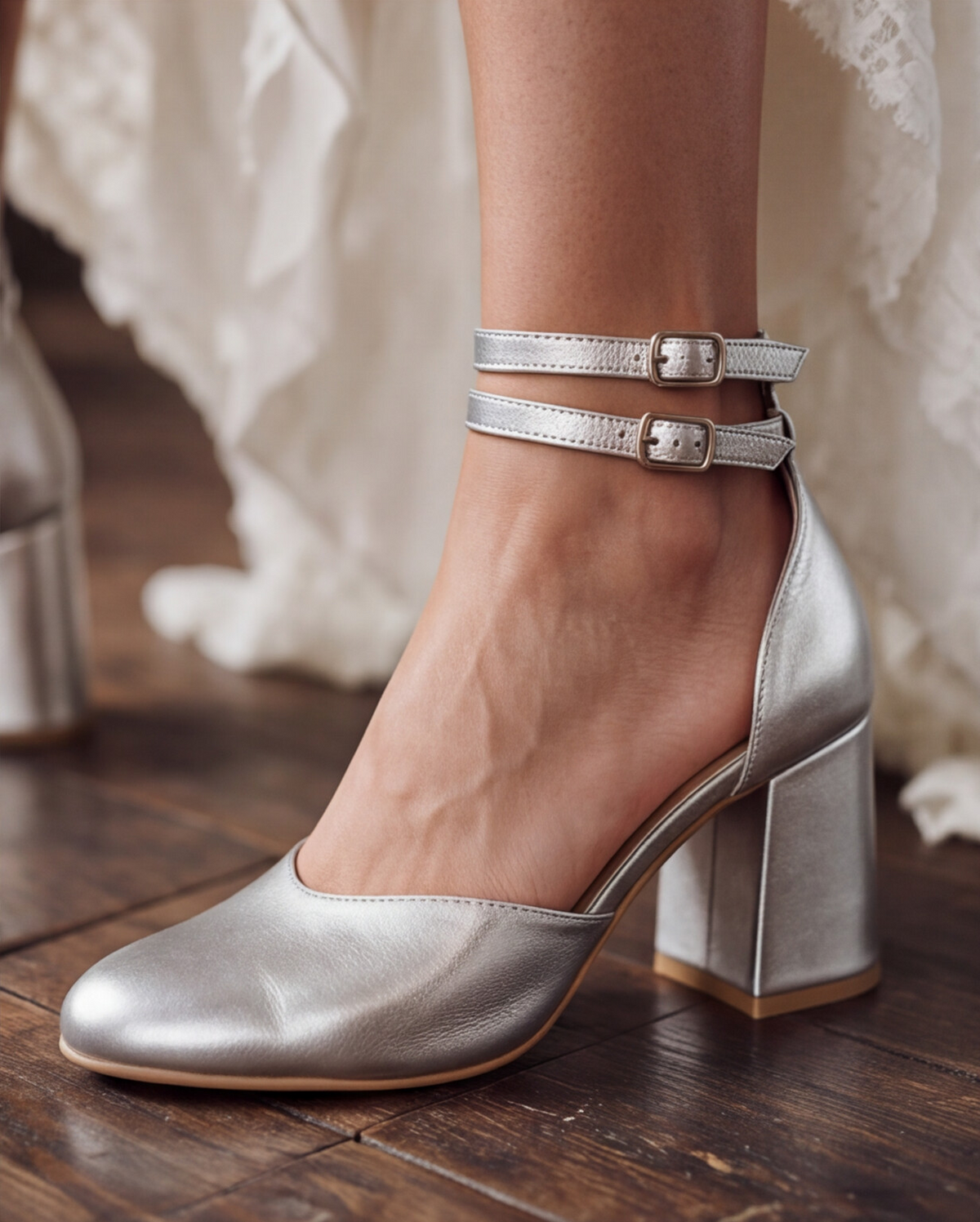 SANDALIA DIANA PLATA