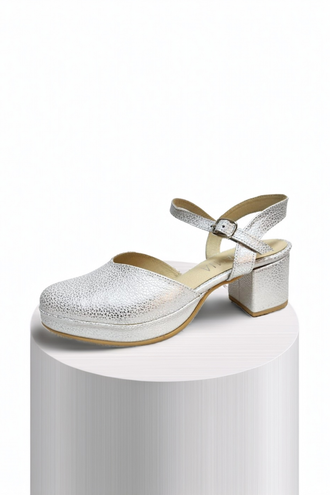 ZAPATO ISABEL BLANCO PLATA 1