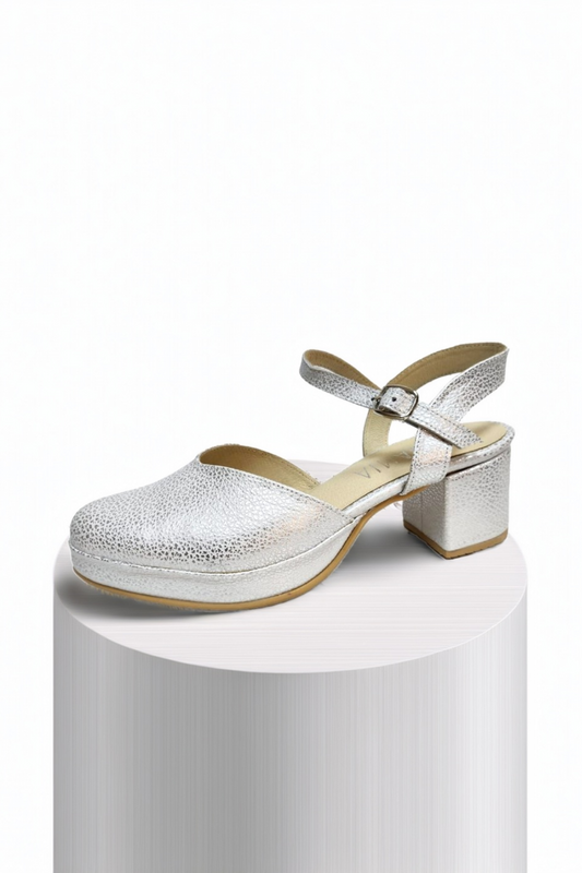 ZAPATO ISABEL BLANCO PLATA 1