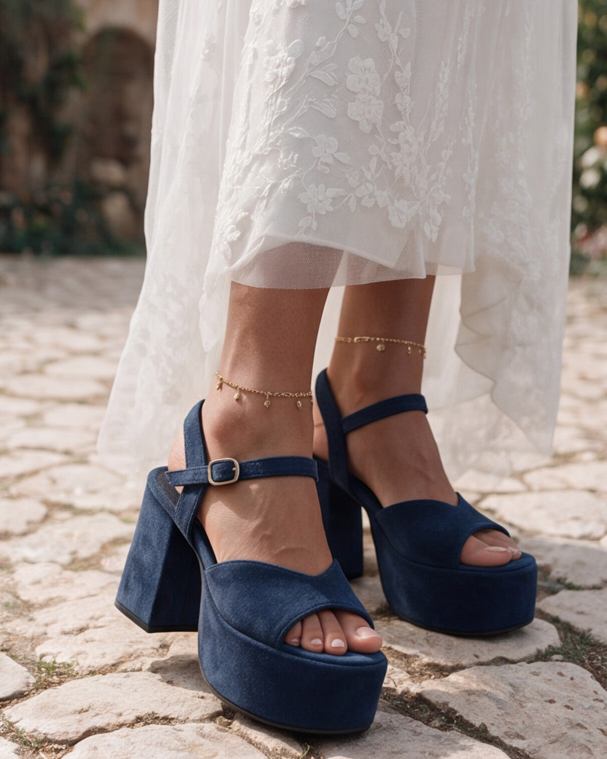 SANDALIA LEONOR AZUL MARINE 2