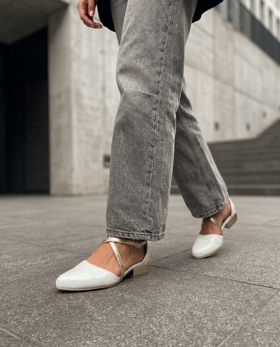 ZAPATO VICTORIA BLANCO NIQUEL