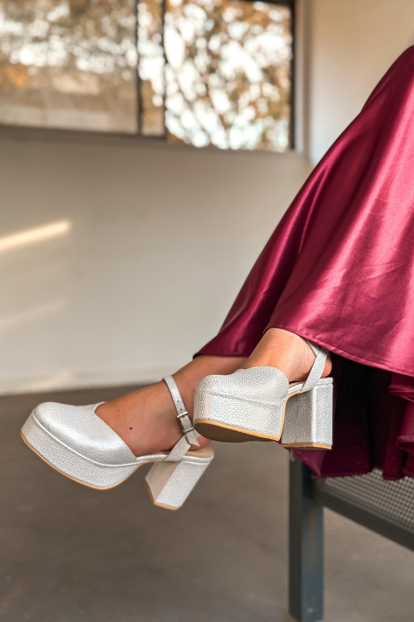ZAPATO ISABEL BLANCO PLATA