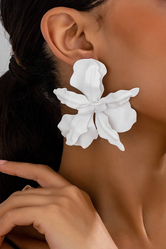 AROS FLOR BLANCO CREMA