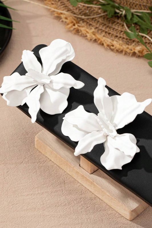 AROS FLOR BLANCO CREMA
