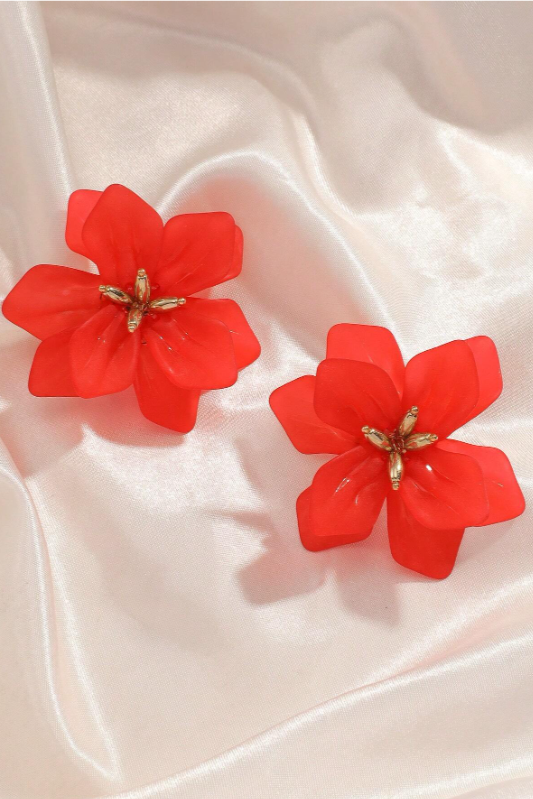 AROS FLOR ROJO
