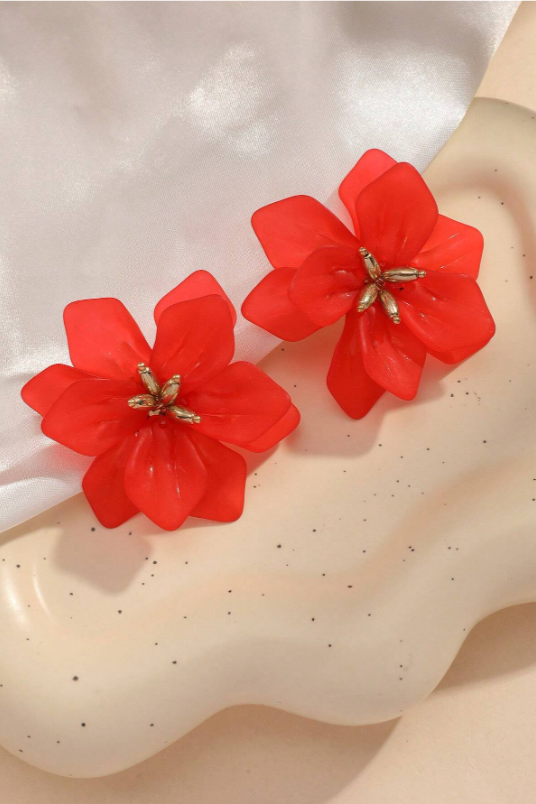 AROS FLOR ROJO