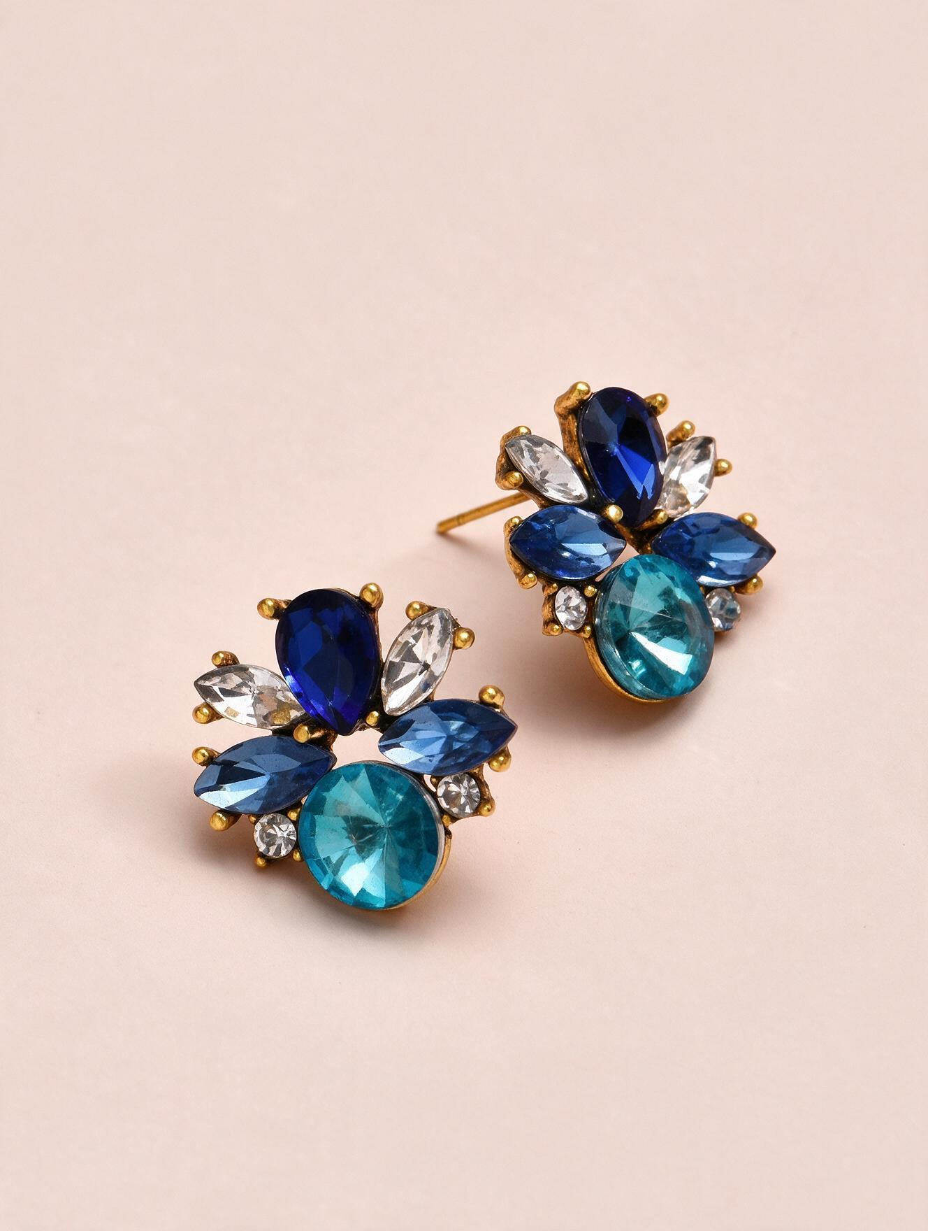 AROS MINI FLOR AZUL